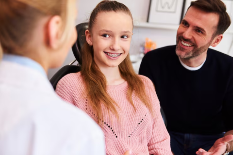 family smiles dentist